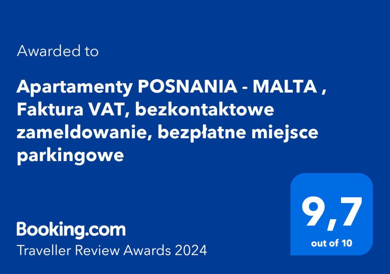 Totu Today - Posnania - Malta Apartamenty , Faktura Vat, Self Check-In, Bezplatny Parking ポズナン エクステリア 写真